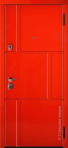 Фламенко входная дверь "Стальная линия" 100 кв