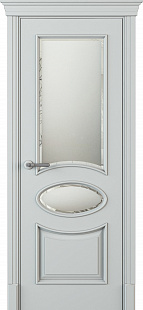 Межкомнатная дверь серия "Арбат" модель Л61-Ф2, эмаль