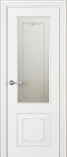 Межкомнатная дверь серия "Камея" модель ЛЧ13-С, эмаль