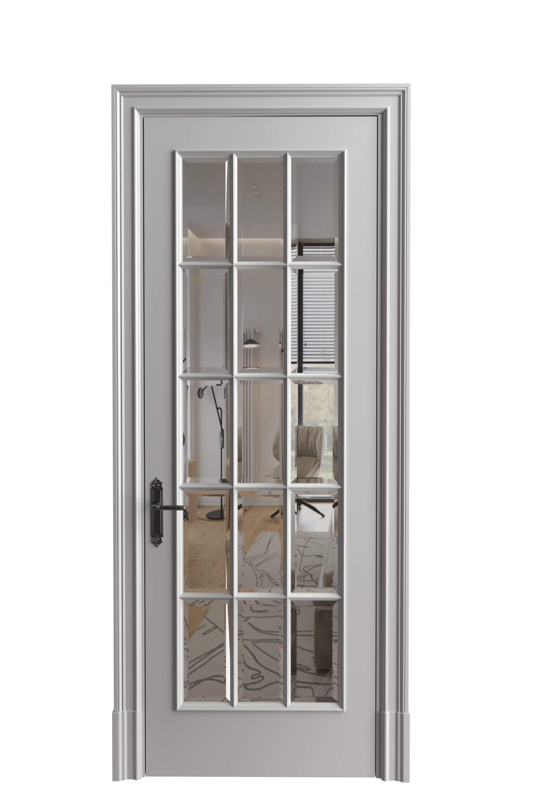 Межкомнатная дверь серии "Nostalgia". Модель N 04-F