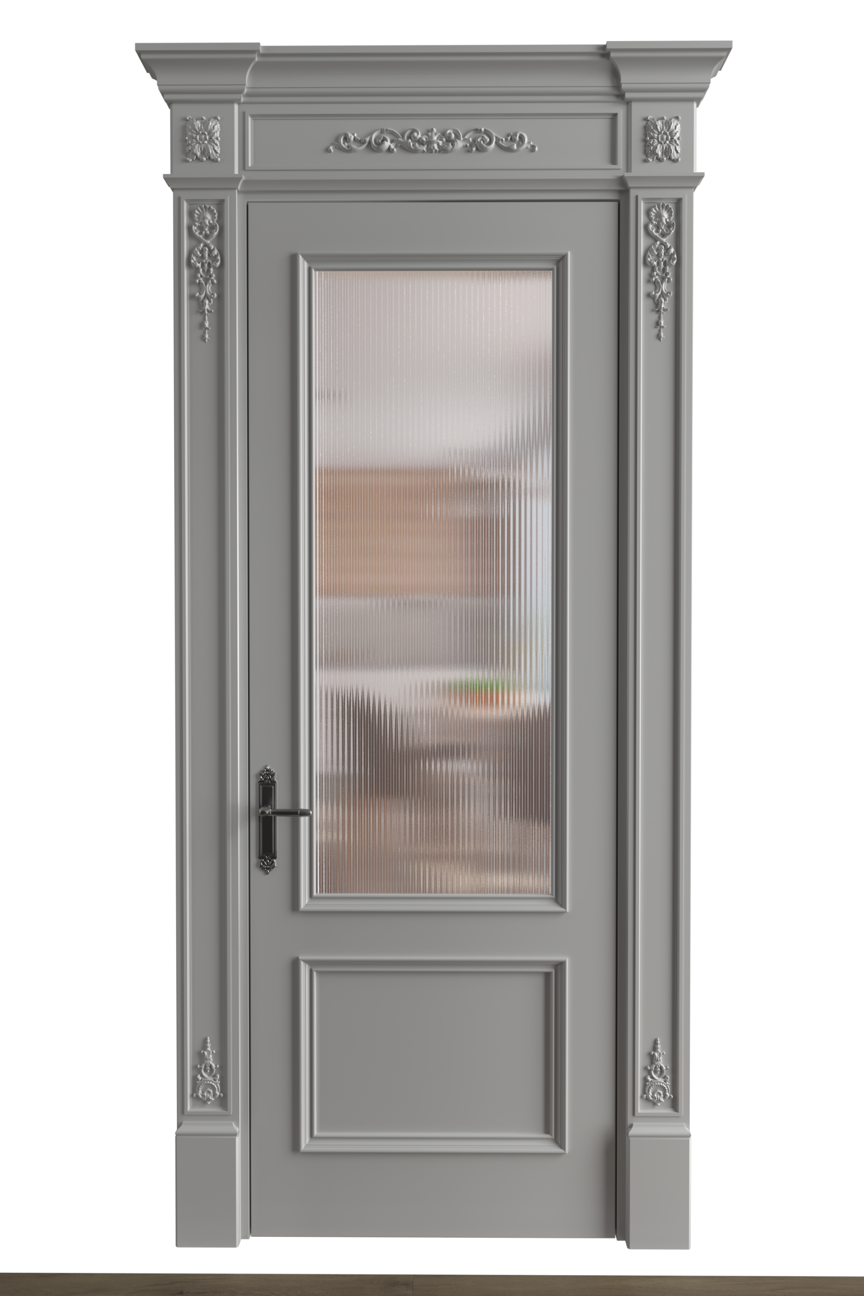 Межкомнатная дверь серии "Nostalgia". Модель N 02-СР — изображение 2