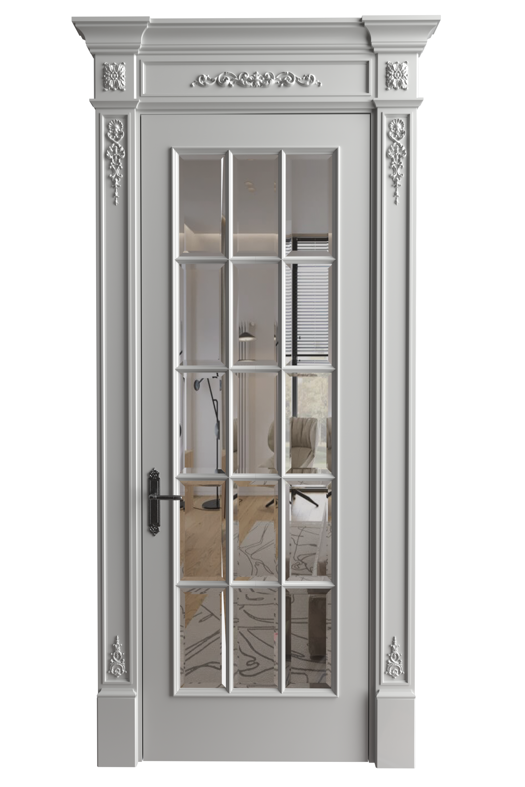 Межкомнатная дверь серии "Nostalgia". Модель N 04-F — изображение 2